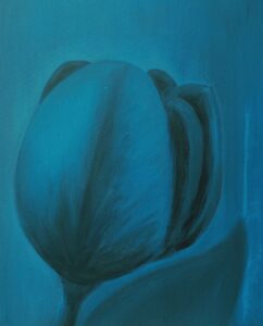 agataziembinska_Niebieski_tulipan